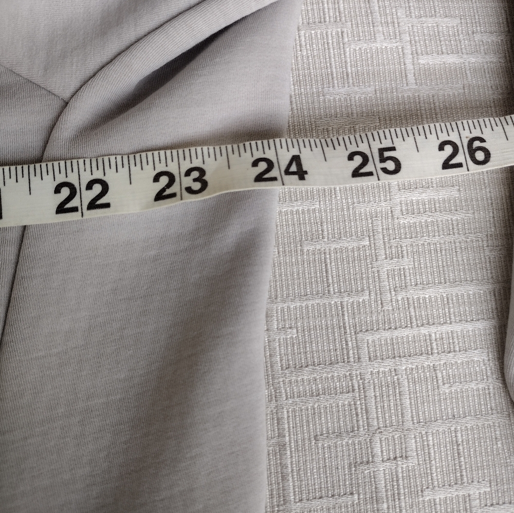 Lululemon Gridliner Fleece Crew Heathered Dove Grey Size Large - Picture 9 of 10
